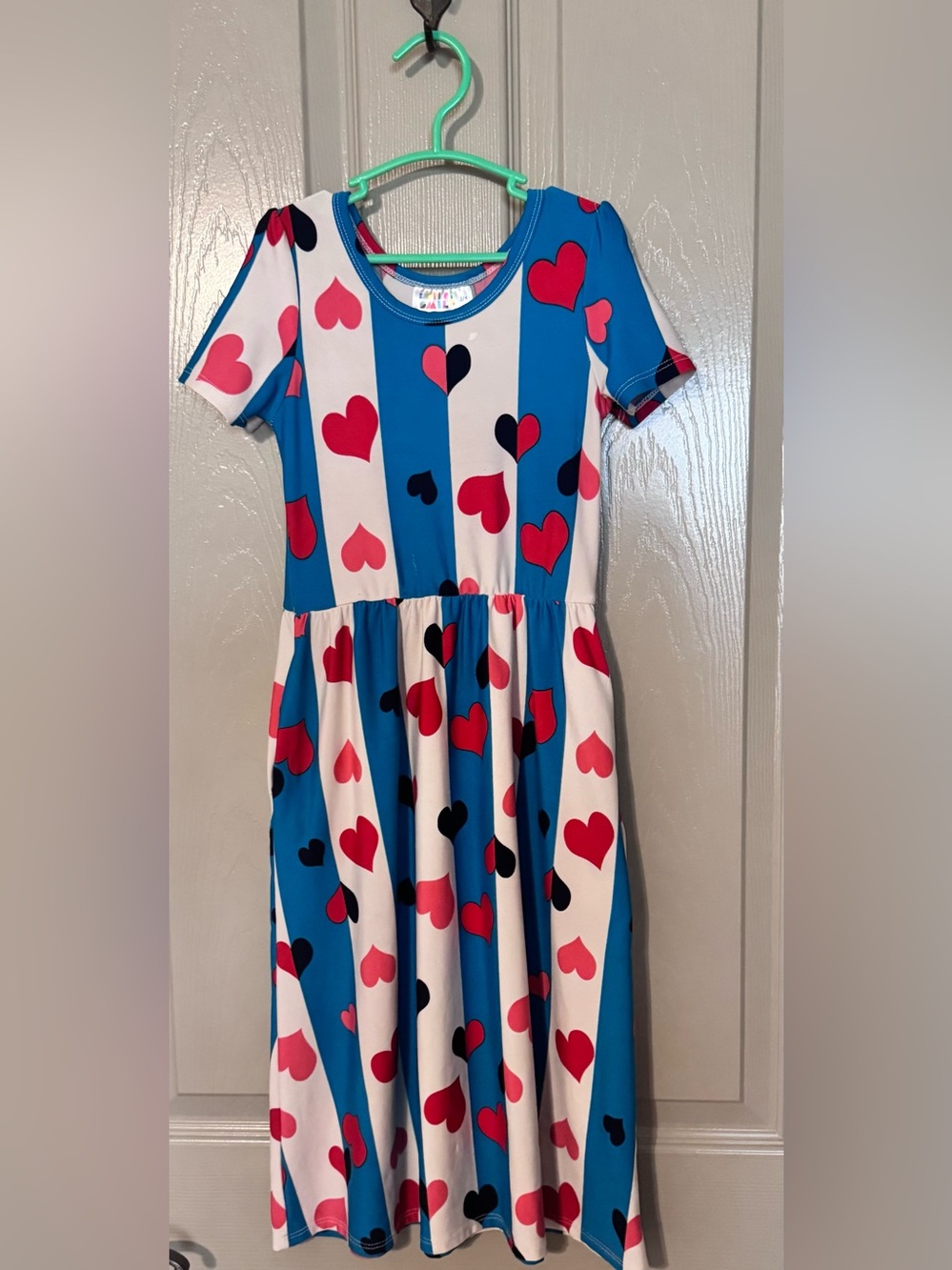 Heart Print Dress
